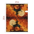 thumbnail image 4 of Halloween Orange Pumpkin Witch Bat Spooky Mailbox Covers,Magnetic 21x25.5 Inch Mailbox Wrap Water Proof Reusable Halloween Box Wrap for Garden Outdoor Decorative, 4 of 4