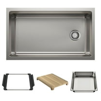 Blanco 443300 Inteos 33" Undermount Single Basin Stainless Steel Kitchen Sink - Stainless