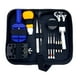 thumbnail image 1 of Juego de 30 herramientas profesionales para reparación de relojes - Incluye abridor de caja, pinzas y destornilladores - Kit completo en estuche portátil, 1 of 6