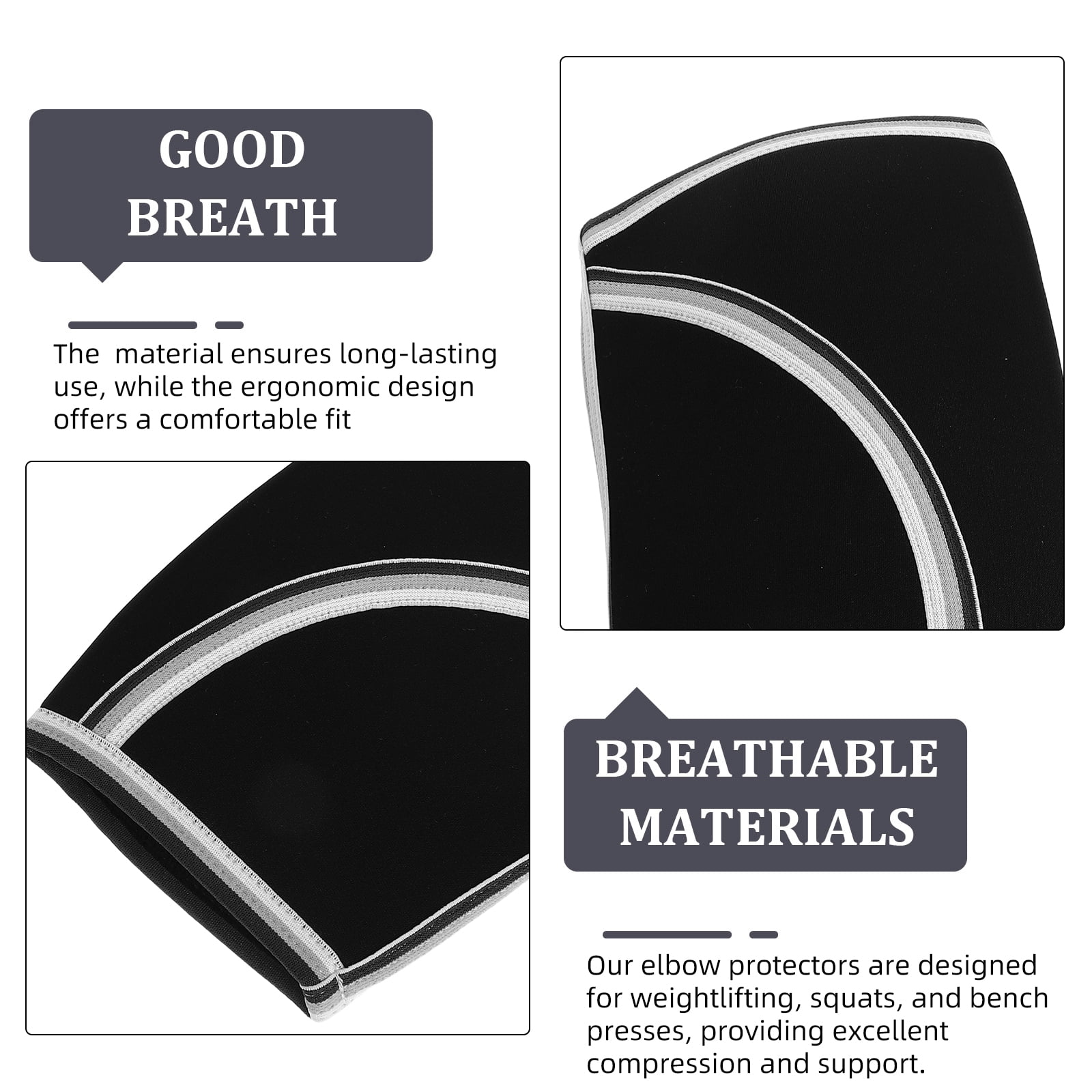 1 Pair Elbow Brace Arm Sleeve Adjustable Sport Elbow Protector Elbow Sleeve Elbow Sleeve Elbow Support for Tennis Football Cycling Golf Basketball
