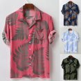 thumbnail image 6 of Utoimkio Men's Casual Hawaiian Shirts Short Sleeve Button Down T Shirts Summer Tropical Beach Shirts, 6 of 6