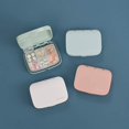 thumbnail image 3 of Daily Pill Box Organizer Portable Travel Pill Case Medicine Storage w Adjustable Removable Compartments Moistureproof Dustproff Waterproof Pill Tablet Capuse Container 6 Compartment,Pink, 3 of 8