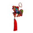 thumbnail image 2 of Adorno de caballo de Año Nuevo chino, bordado, de peluche, de dibujos animados Borlas, 2 of 9