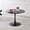 Black, variant on Mintazer 42.1" Large Round Dining Table Top Tulip Table for 4-6 People, Mid-Century MDF Kitchen Table for Dining Room, White with Pattern