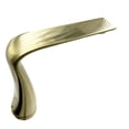 thumbnail image 4 of Bergamo Art Gold Brass Bathroom Faucet with White Rock Crystal Handles, 4 of 6
