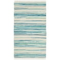 thumbnail image 6 of SAFAVIEH Rag Benton Striped Cotton Area Rug, Ivory/Green, 2' x 3', 6 of 11