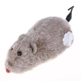 thumbnail image 2 of Clockwork Mouse Toy Cat Plush Rat Movimiento mecánico Juguete interactivo (Gris), 2 of 7
