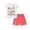 F-Red Trucks, variant on Emy Dola Toddler Baby Boy Summer Clothes Cute Graphic T Shirt Elastic Waist Pockets Shorts Set 2 Piece Short Sleeve Outfit