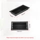 thumbnail image 2 of Uxcell Registro de piso de 12 x 6 pulgadas, cubierta de ventilación de aire de alta resistencia, rejillas de piso ajustables, negro, 2 of 5