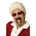 thumbnail image 3 of Fun World Celebrity Chef Wig & Goatee  White Curly Wig and Beard Set for Adults, 3 of 3