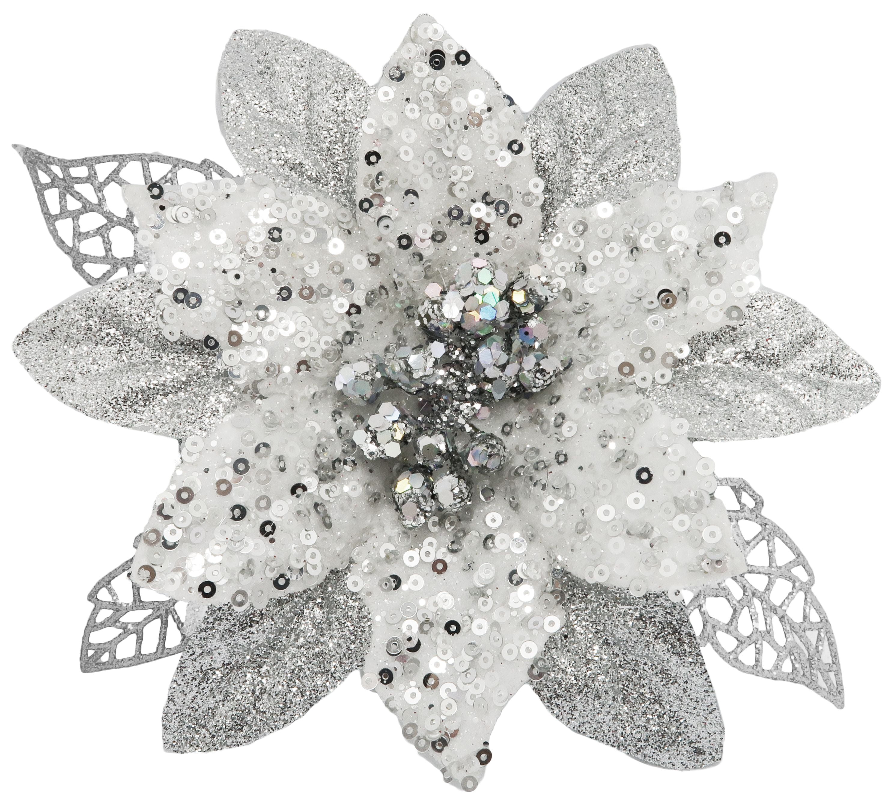 Holiday Time Set Of 28ct Ornament Silver