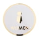 thumbnail image 1 of Letrero de baño acrílico Letrero para puerta de baño para hombres y mujeres Letrero para baño para Estilo E, 1 of 9