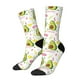 thumbnail image 1 of Fotbe Avocado Work Out Calcetas Largas con Estampado para Hombre y Mujer – Calcetas de Compresión Transpirables y Elásticas, Viajar y Uso Diario Talla 5-11, 1 of 6