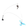 thumbnail image 3 of Suction Cat Feather Wand Suction Cat Feather Wand Interactive Cat Toy Toy Double End Removable Steel Wire Interactive Cat Teaser Stick Toy For Indoor Pet Cat Kitten Chaser, 3 of 8