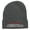 Dk Grey, variant on Miracle of Christmas Embroidered Long Beanie - Black OSFM