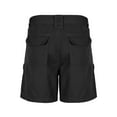 thumbnail image 4 of Sngxgn Womens Hiking Cargo Shorts Summer Half Pants Travel Shorts with Zipper Pockets(Black,L), 4 of 7