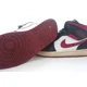 thumbnail image 4 of N I-K-E A i r-Jor-dan 1 Mid Noble Red 554724-066 Mens Sz. 9 Basketball Sneakers Shoes, 4 of 5