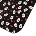 thumbnail image 5 of Halloween Ghosts with Red Hearts Dish Drying Mat for Kitchen 1 Pack, Ultra Absorbent Microfiber Dishes Drainer Mats,16x18in(41x46cm), 5 of 6