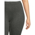 thumbnail image 5 of Terra & Sky Women's Plus Size Brushed Leggings, 2-Pack, 5 of 6