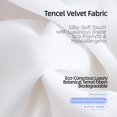 thumbnail image 2 of czcpp-Privacy White Sheer Curtains That Let Light in, Rod Pocket Semi Sheer Privacy Curtains 95 inch Length 2 panels, Soft Velvet Opaque Privacy Draps for Windows Living Room Bedroom French Doors (52, 2 of 4