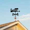 thumbnail image 5 of Stainless Rooster Weathervane Weather Vane Yard Garden Barn Ornament Animal Style Kit Weather Vanes Roofs Scene Decor, 5 of 5