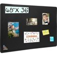 thumbnail image 1 of Large Bulletin Board X Felt Board Notice Pin Board ; x ;Cork Board Alternative for Wall Self-Adhesive Vision Board Mood Board Foldable Photo Board with Pushpi, 1 of 8