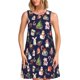 thumbnail image 1 of Fotbe Christmas Critters Delight Vestido de Verano sin Mangas para Mujer – Vestido Midi Línea A, Estilo Camiseta Floral, Vestido Playero Casual y Fluido, 1 of 7