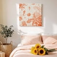 thumbnail image 4 of Canvas Wall Art Vintage Starfish Canvas Art Print Coral Seahorse Shell Pictures Wall Decor for Living Room Bedroom Artwork Decorations Stretched Framed Ready to Hang 8"x8", 4 of 9