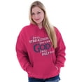 thumbnail image 3 of I Am Your God Strengthen Help Hoodie Sweatshirt Women Brisco Brands S, 3 of 4