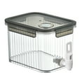 thumbnail image 3 of PRETXORVE Drink Dispenser, Beverage Dispenser, 2.5L Large Capacity Plastic Beverage Dispenser, Drink Dispenser with Tap, 3 of 9