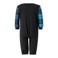 thumbnail image 4 of Conjunto de pijamas navideños familiares a juego con estampado de renos y cuadros. Pijamas de vacaciones para papá, mamá y niños., 4 of 10
