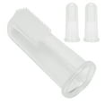 thumbnail image 4 of Pet Finger Toothbrush,Pet Finger Silicone Toothbrush Dog Finger Cover Toothbrush Pet Toothbrush Effortless Installation, 4 of 14
