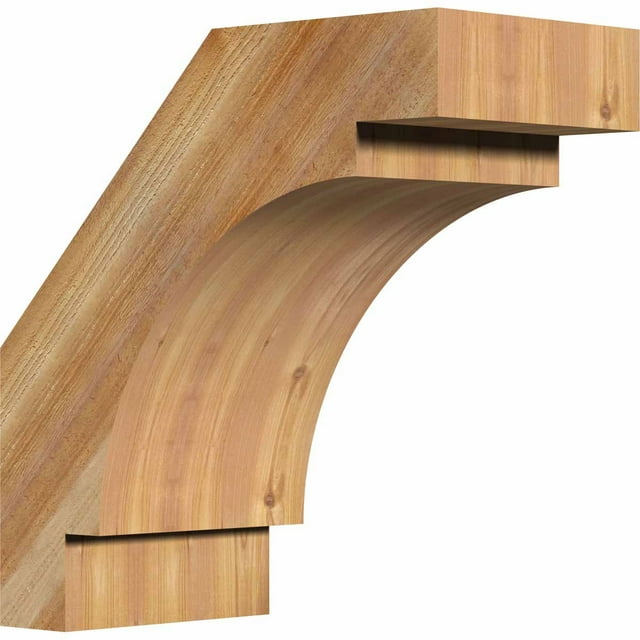 Ekena Millwork BRC06X12X12MRC00RWR Merced Brace, 12"D x 12"H, 6"W Western Red Cedar (Rough Sawn)