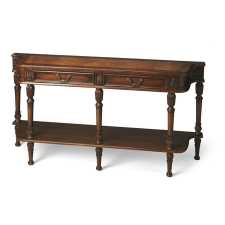 Ash Console - Butler Merrion Olive Ash Burl Console Table