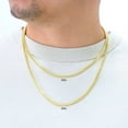 thumbnail image 2 of Nuragold 14k Real Yellow Gold Round Box 3.5mm Venetian LInk Chain Necklace (16"-30") Italian Jewelry for Men & Women, 2 of 7