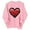 Pink, variant on Girls Hoodies Valentines Shirts for Girls and Children Heart Cute Graphic Valentines Day Sweatshirts Long Sleeve Crew Neck Holiday Tops Red 6-7 Years