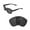 Black, variant on Walleva Brown Polarized Replacement Lenses for Oakley Proxy Sunglasses