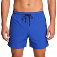 thumbnail image 5 of Besolor Mens Athletic Shorts Knee Length Lightweight Quick Dry Running Workout Drawstring Elastic Waist Shorts with Zipper Pockets(XX-Large,Blue), 5 of 6