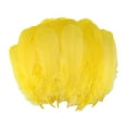 thumbnail image 2 of Hot Sale! 100 × Feather, Diy Large Floating Goose Feather 100Pc Multicolor Yellow Diy Big Floating Feathers Feather Floating Hair Craft Decoration Wedding Feather, Plertrvy (Yellow00039), 2 of 2