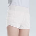 thumbnail image 4 of NordicNest Girls High Waisted Athletic Shorts with Liner – 2-in-1 Workout Running Shorts for Kids, Breathable Summer Gym Bottoms, 4 of 5