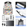 thumbnail image 6 of Fotbe Colorful Spots Lightweight Casual Laptop Backpack for Men and Women, Daily use Waterproof backpack, Backpack for College, 6 of 8