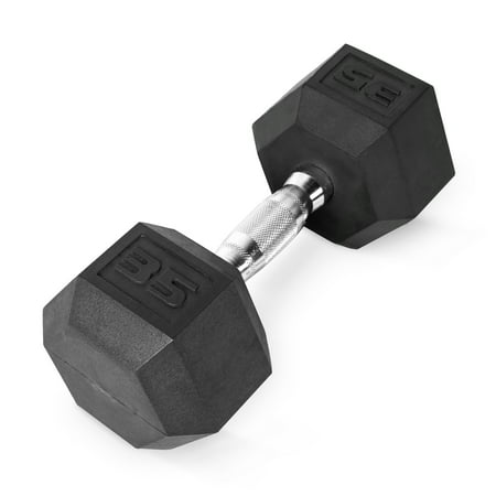 CAP Barbell Coated Hex Dumbbell, Single 35lbs