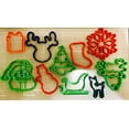 thumbnail image 3 of Cutters de Biscuits de Noël Ensemble de 10- Expédition Rapide - Arêtes Vives - Qualité Exceptionnelle, 3 of 6