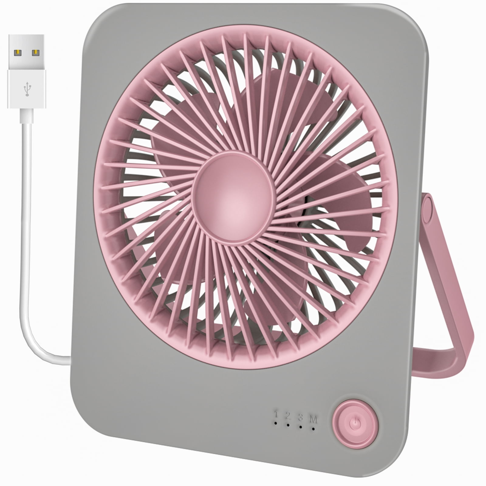 AiYchen 5" 4-Speed Ultra-Thin Rechargeable Desk Fan