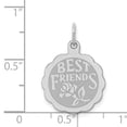 thumbnail image 5 of Sterling Silver Best Friends Disc Charm Pendant Jewelry, 5 of 5
