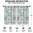 thumbnail image 2 of Blackout Kids Curtains,Boho Bohemia Flower Childrens Insulated Curtains Set Of 2,Bedroom Essentials,Toddler Room Decor 42"x63"(106x160cm), 2 of 4