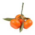 thumbnail image 2 of Simulación de fruta, naranja Artificial con hoja, Mini adorno de mandarina, modelo pequeño realista de Kumquat para restaurante de granja, 2 of 8