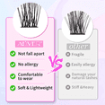 thumbnail image 5 of Aliver 2PC 30D Single Lashes Eyelash Clusters 480 Pcs Individual Lashes 9-16 mm Lash Clusters DIY Lash Extension Self Application at Home, 5 of 9