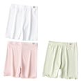 thumbnail image 5 of Bike Shorts for Girls - Toddler, Kid, Dance & Ice Silk Shorts Boyshort Panties Big Kids Soft Underwear, 3 Pack, 2-12 Years, 5 of 5