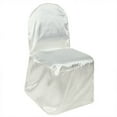 thumbnail image 2 of BalsaCircle Ivory Banquet Satin Chair Covers Slipcovers Party Wedding Reception Decorations, 2 of 5